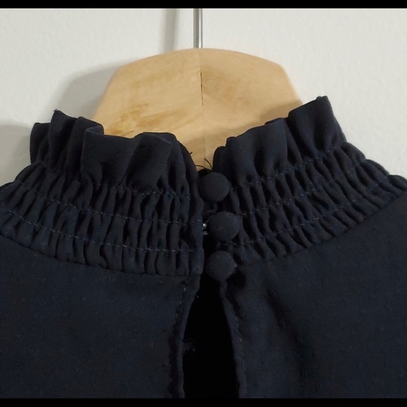 Witchery Black Ruffle Blouse - Picture 10 of 12